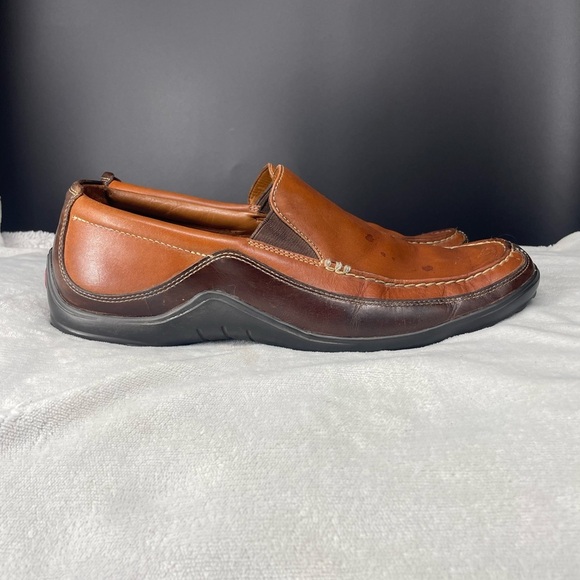 Cole Haan Men’s 11 Tucker Venetian Leather Slip On Loafers Brown Classic Summer - Picture 6 of 11